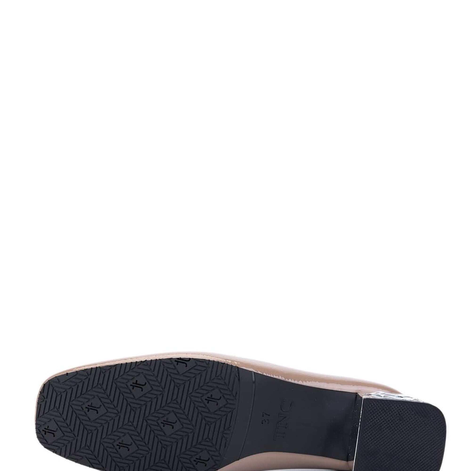 Tamer Tanca Kadın Suni Deri Vizon Rugan Topuklu Ayakkabı