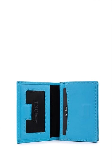  Tamer Tanca Erkek Hakiki Deri Mavi Kartlık