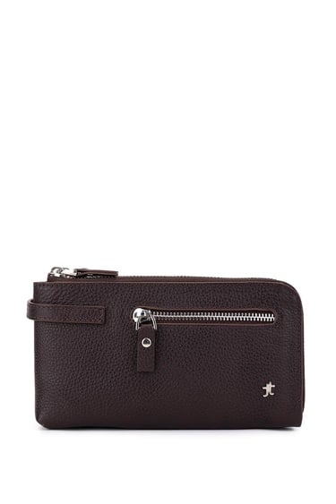  Tamer Tanca Erkek Hakiki Deri Kahverengi El Çantası