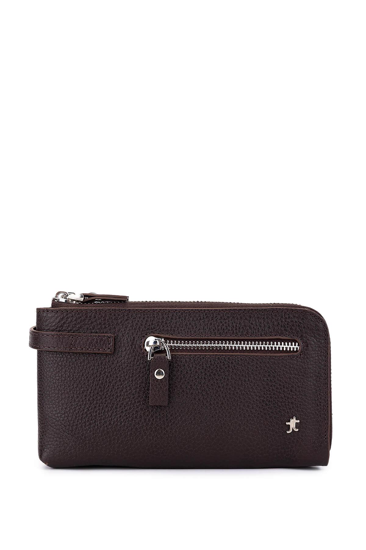  Tamer Tanca Erkek Hakiki Deri Kahverengi El Çantası