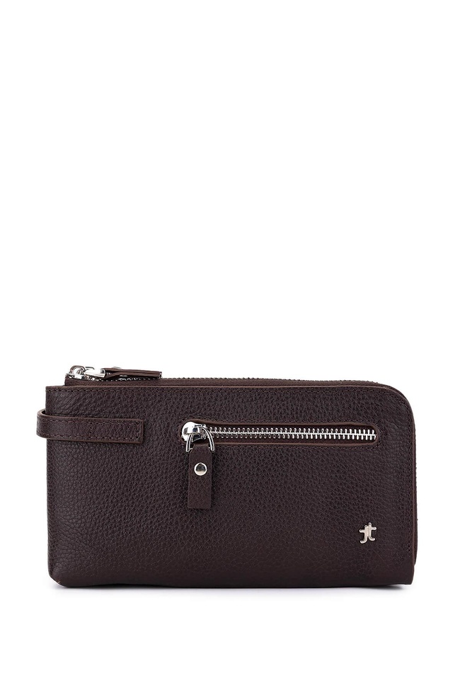  Tamer Tanca Erkek Hakiki Deri Kahverengi El Çantası