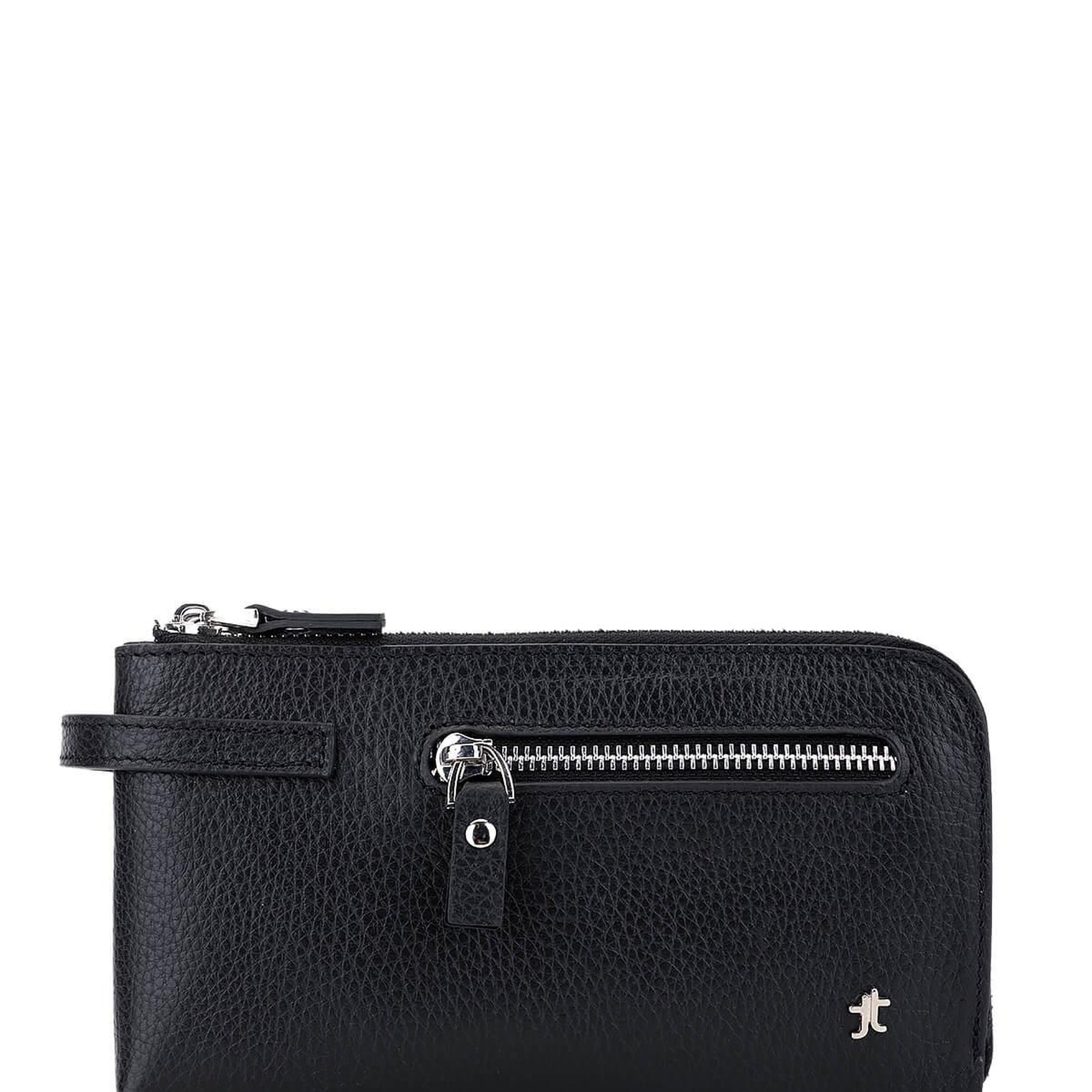 Tamer Tanca Erkek Hakiki Deri Siyah Floter El Çantası