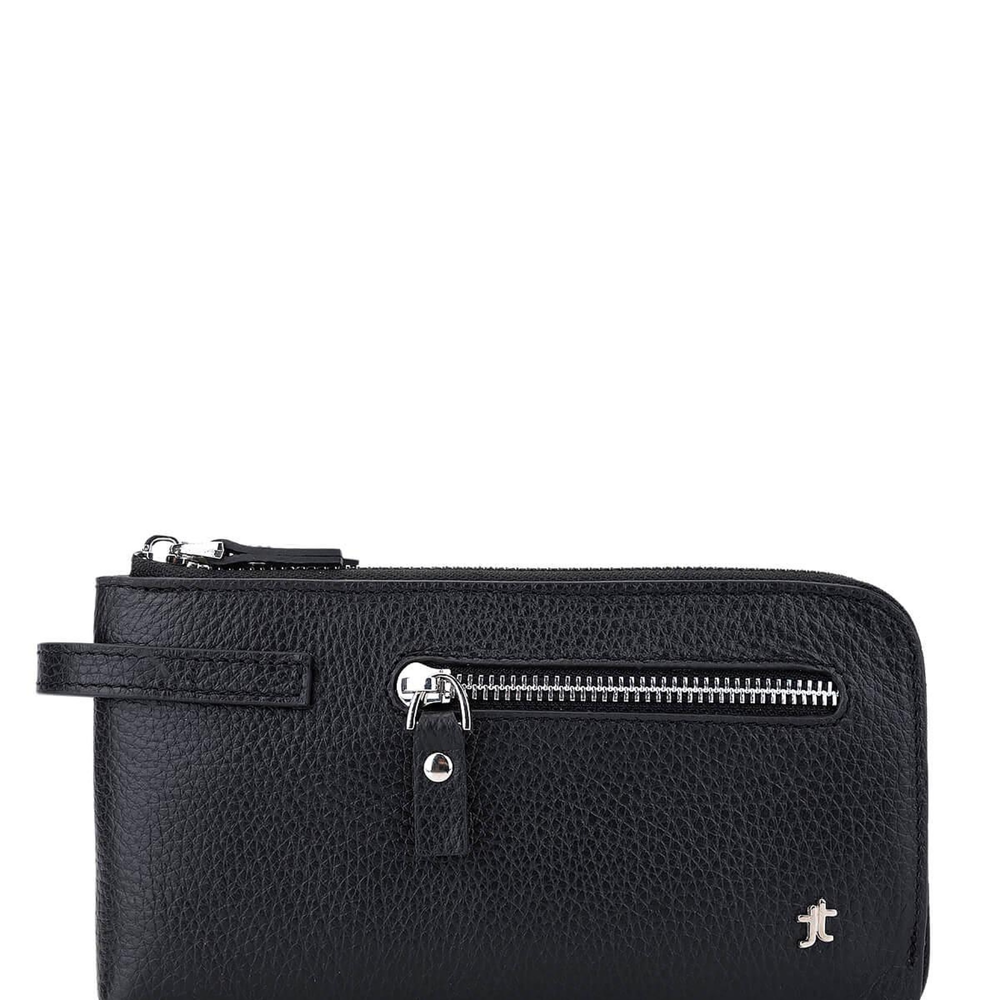 Tamer Tanca Erkek Hakiki Deri Siyah Floter El Çantası