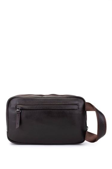  Tamer Tanca Erkek Hakiki Deri Kahverengi El Çantası