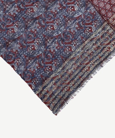  YARGICI Karışık Desenli Yün Şal