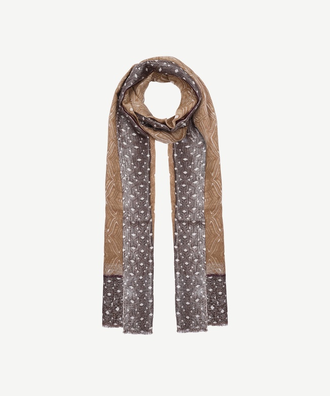  YARGICI Karışık Desenli Yün Şal