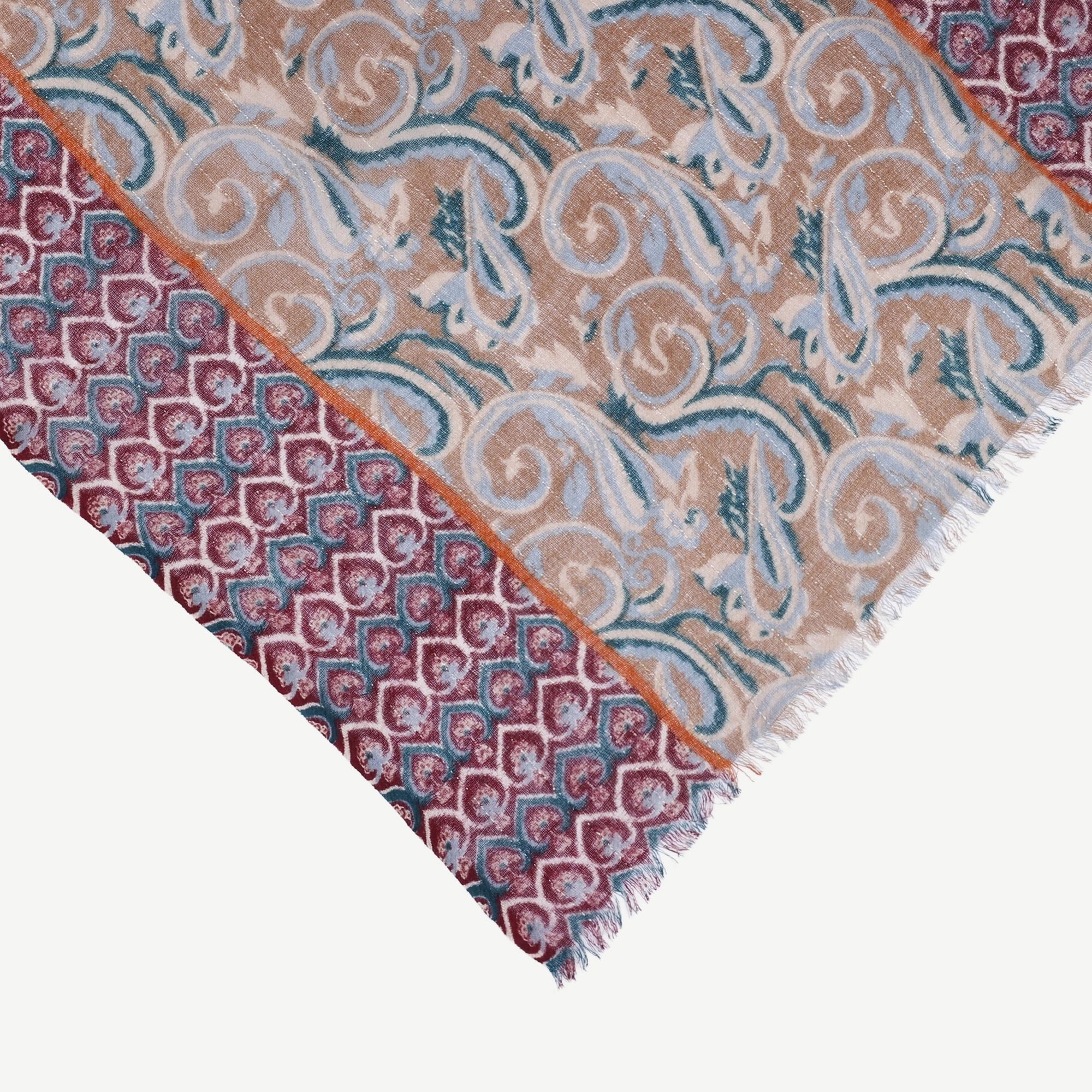 YARGICI Desenli Yün Şal