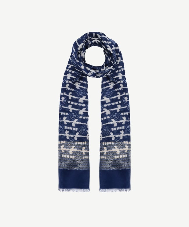  YARGICI Karışık Desenli Yün Şal