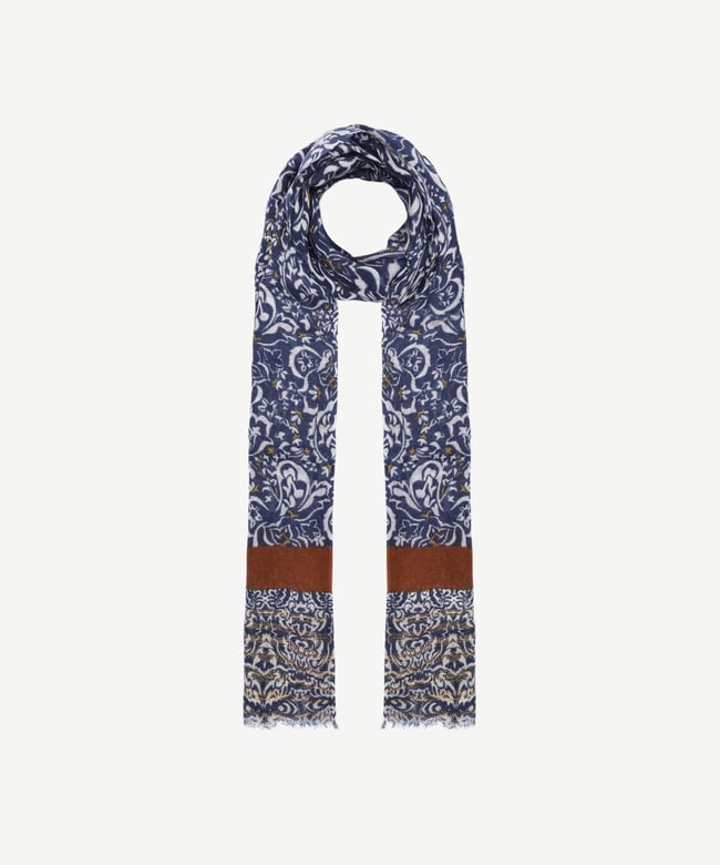  YARGICI Karışık Desenli Yün Şal