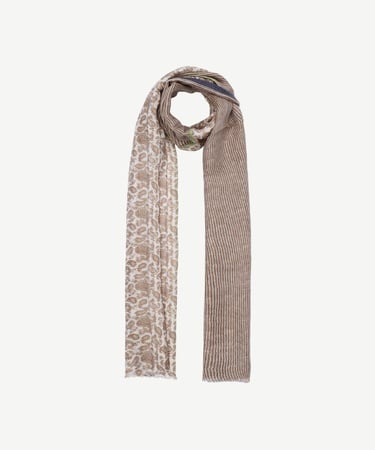  YARGICI Tensel Karışımlı Çizgili Şal