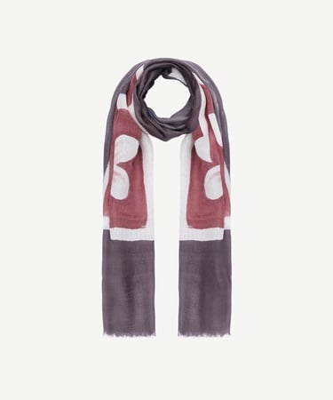  YARGICI El Boyaması Ve Tensel Karışımlı Yün Şal