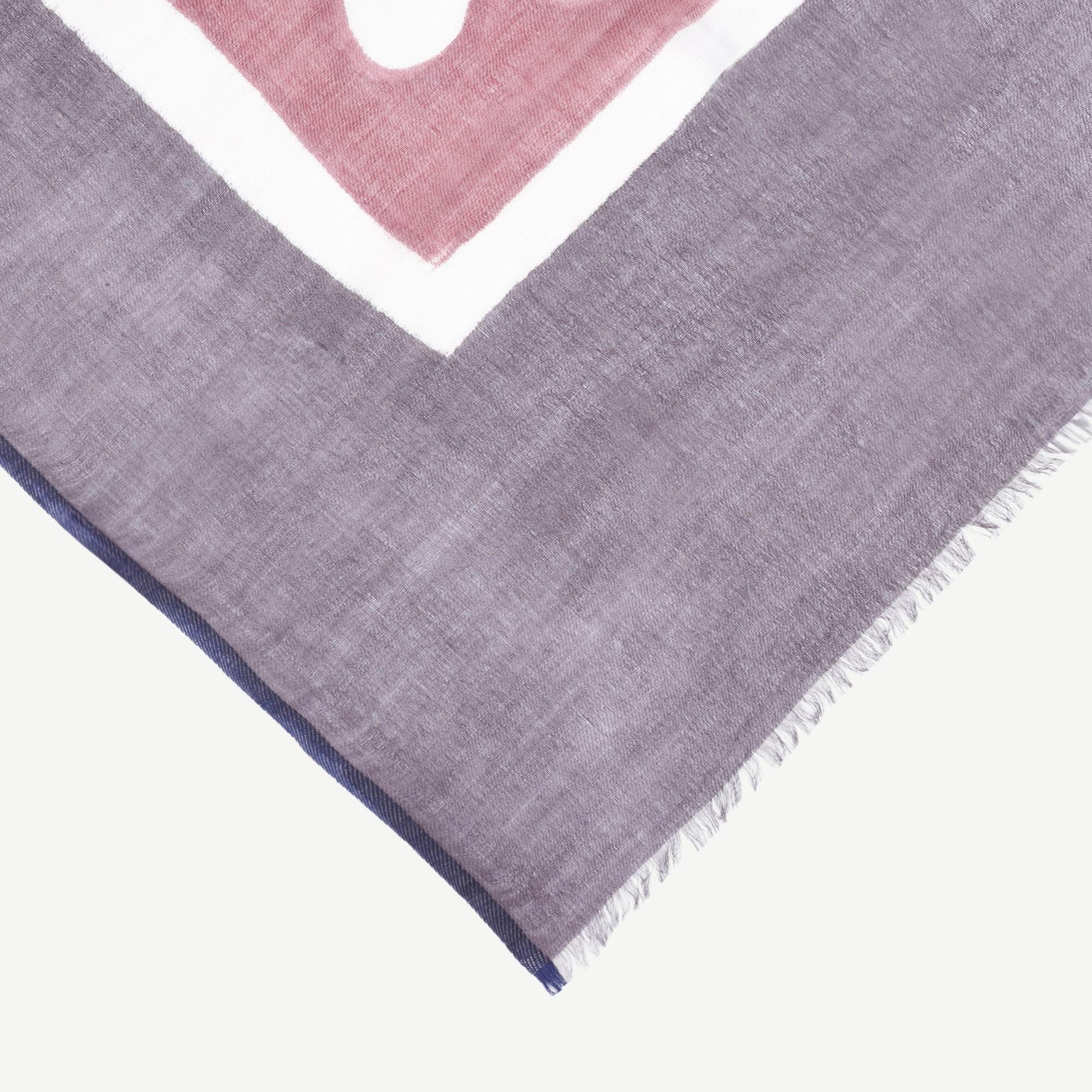 YARGICI El Boyaması Ve Tensel Karışımlı Yün Şal