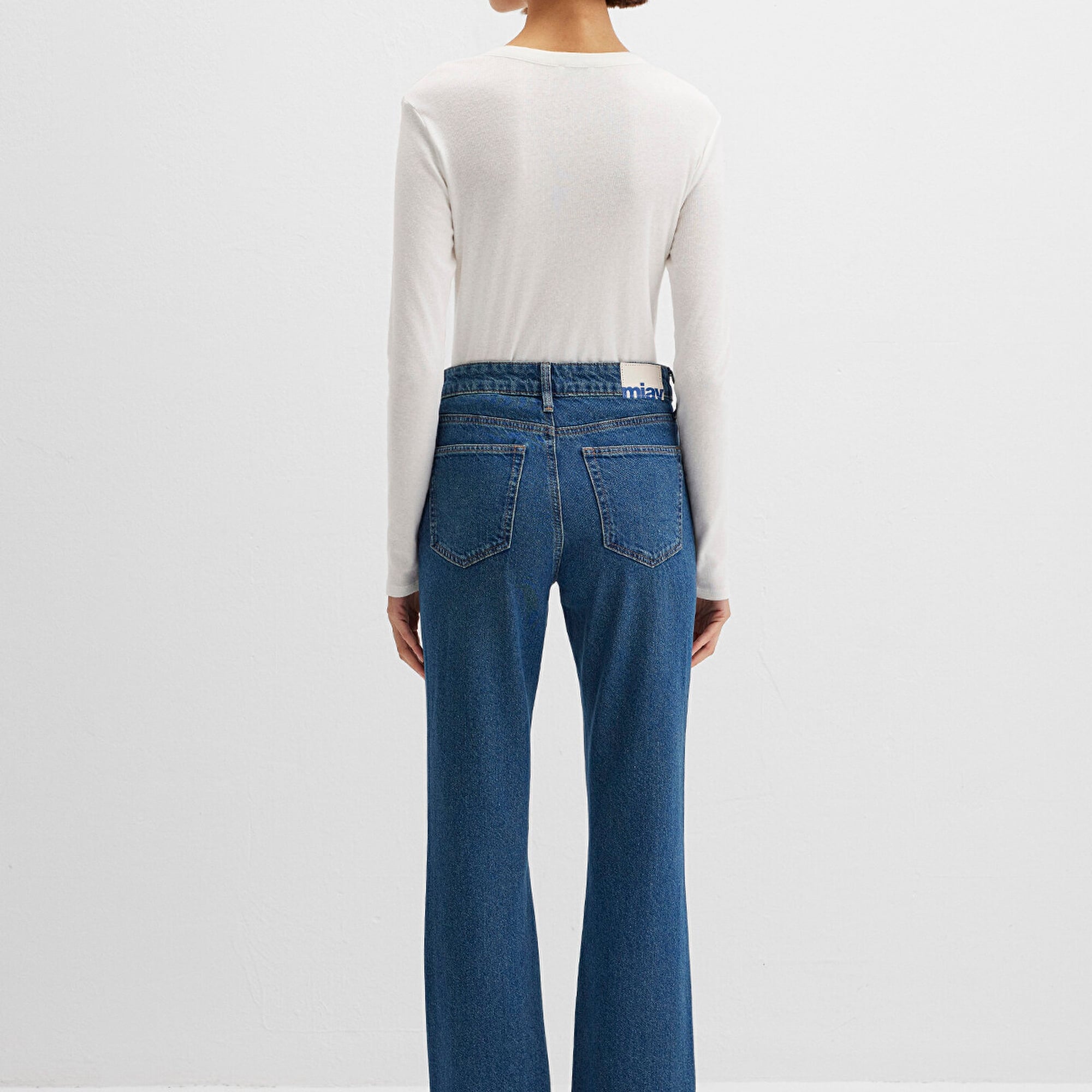 Mavi Miav Jeans 90lar Gölgeli Koyu Mavi Jean Pantolon 1010299-91180