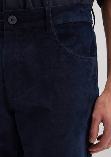  Mavi Lacivert Kadife Pantolon 0010509-70490