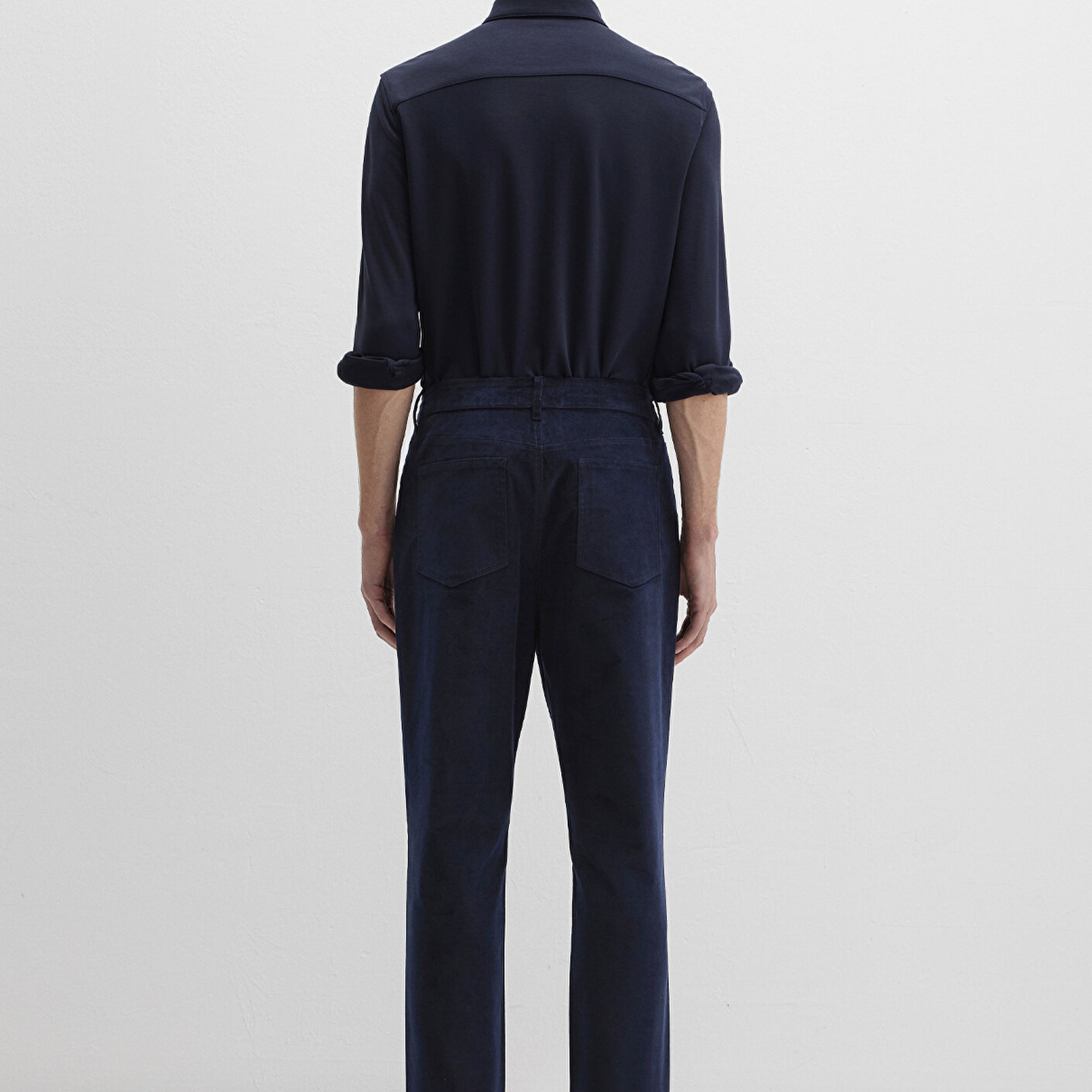 Mavi Lacivert Kadife Pantolon 0010509-70490