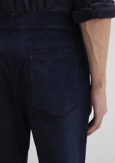  Mavi Lacivert Kadife Pantolon 0010509-70490