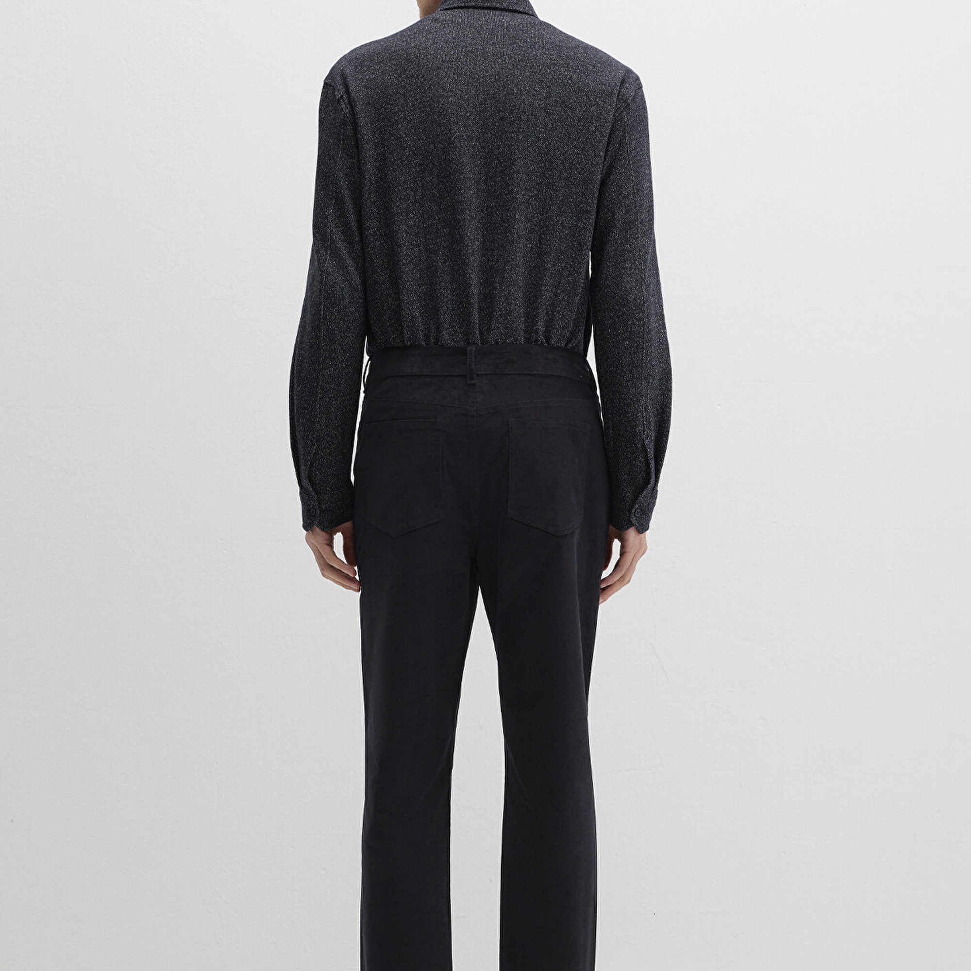 Mavi Siyah Kadife Pantolon 0010509-900