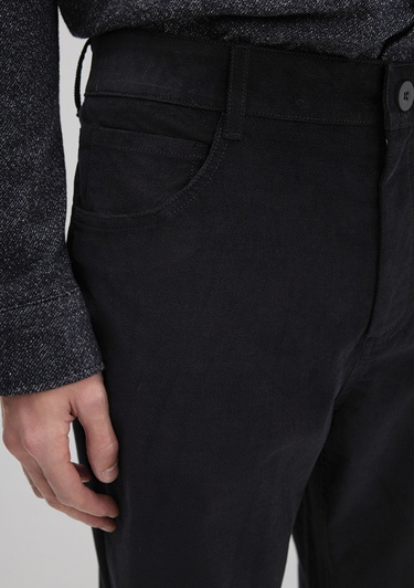  Mavi Siyah Kadife Pantolon 0010509-900