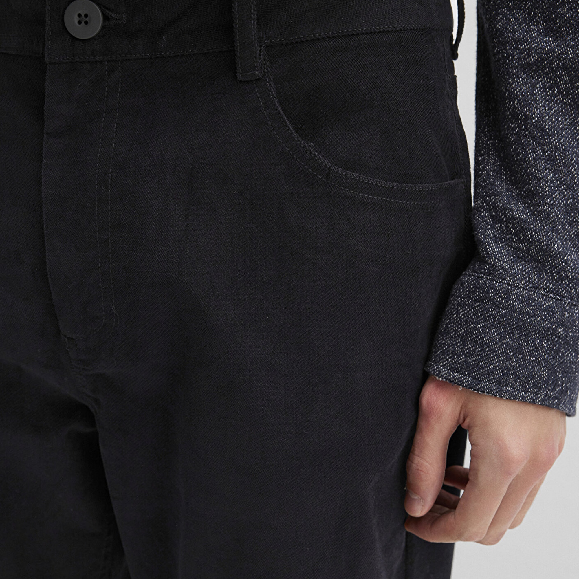 Mavi Siyah Kadife Pantolon 0010509-900