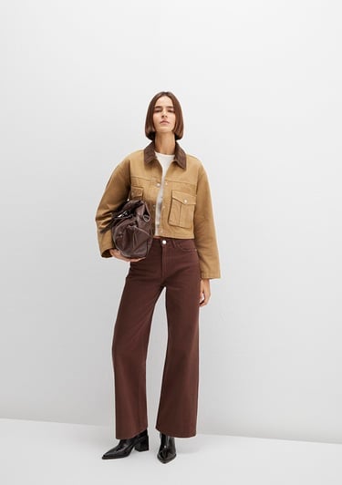  Mavi Malibu Kahverengi Gabardin Pantolon 1010152-A3355