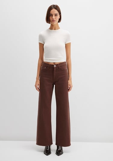  Mavi Malibu Kahverengi Gabardin Pantolon 1010152-A3355