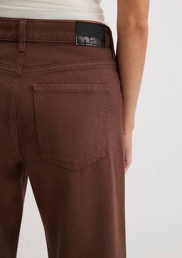  Mavi Malibu Kahverengi Gabardin Pantolon 1010152-A3355