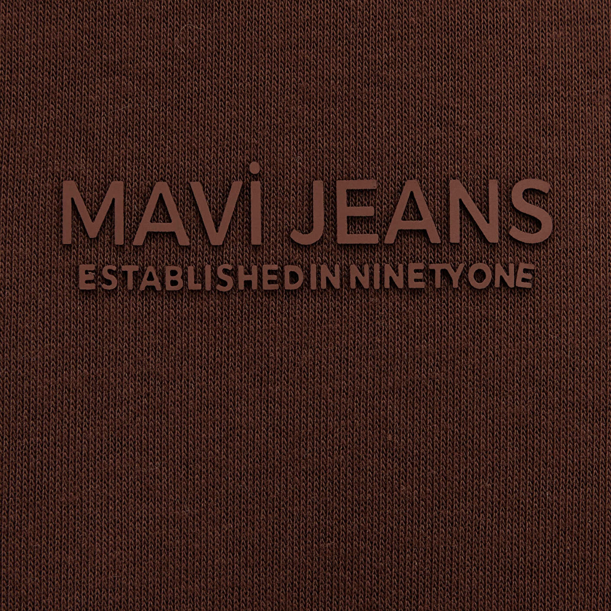 Mavi Mavi Jeans Detaylı Kahverengi Sweatshirt 0S10586-88067
