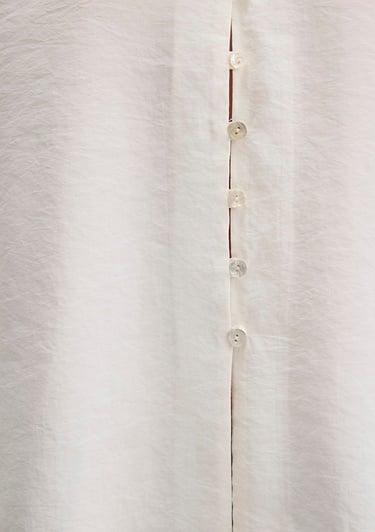  Mavi Ekru Tencel TM Karışımlı Gömlek 1211421-80194