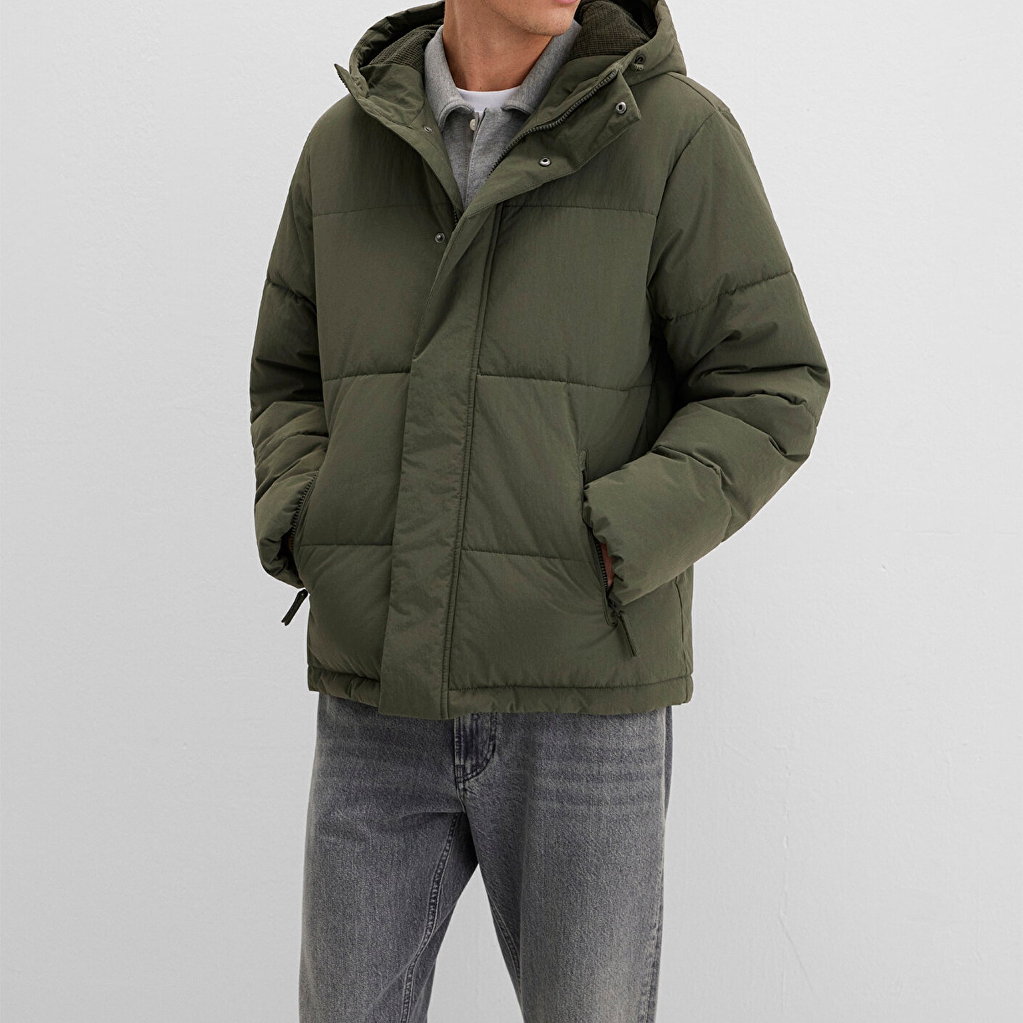 Mavi Haki Ceket Regular Fit / Normal Kesim 0110683-80714