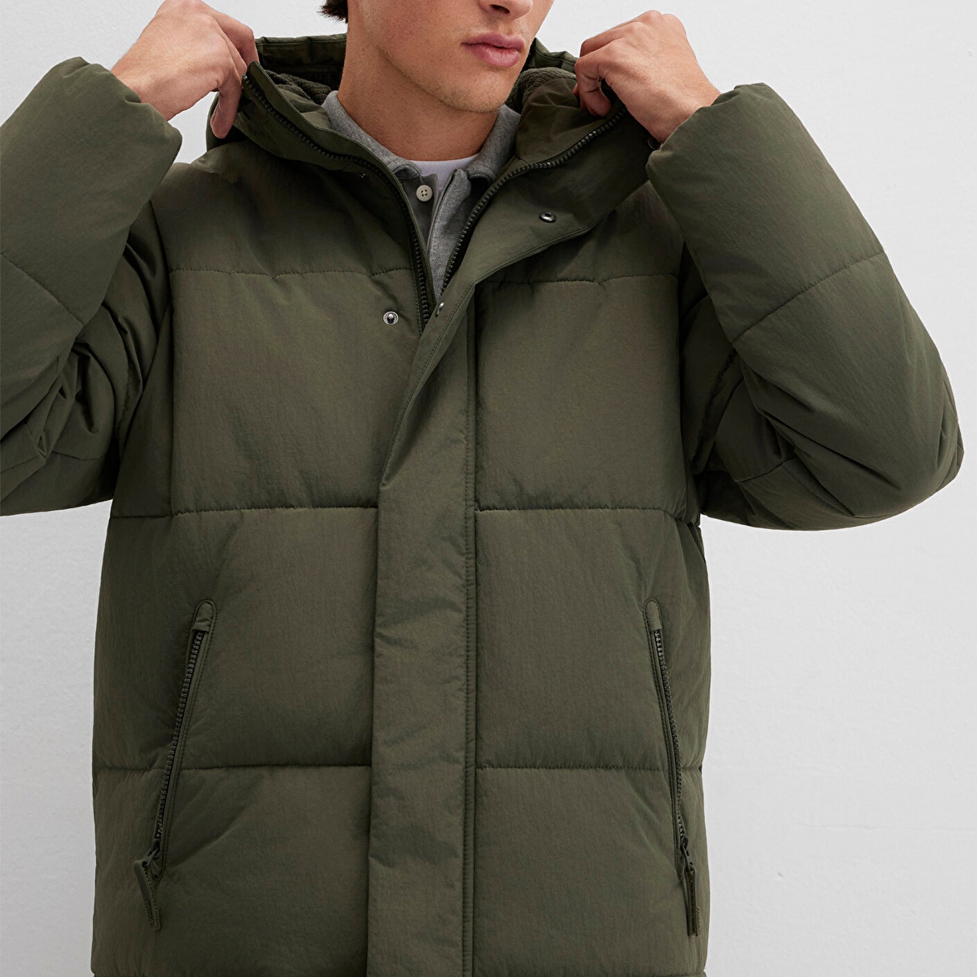 Mavi Haki Ceket Regular Fit / Normal Kesim 0110683-80714