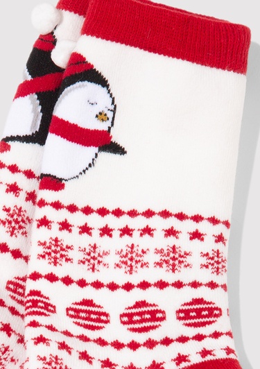  Mavi Ekru Bot Çorabı 1913705-20814