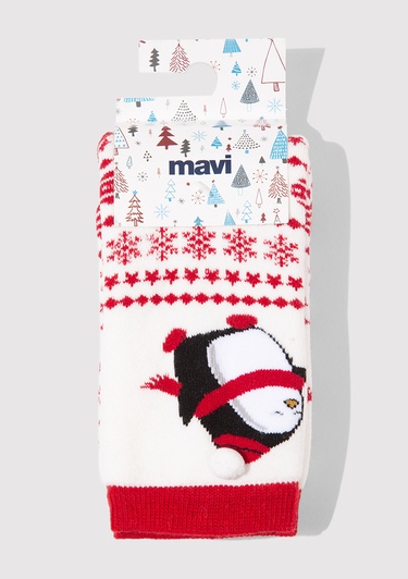  Mavi Ekru Bot Çorabı 1913705-20814