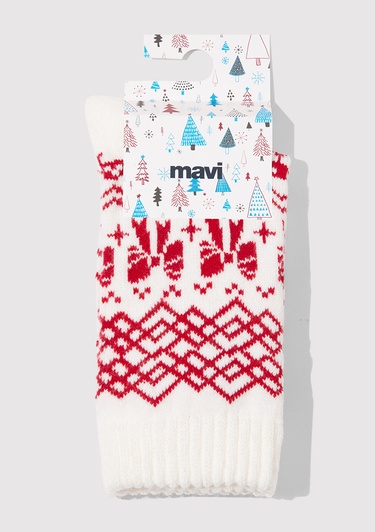  Mavi Ekru Bot Çorabı 1913699-25705