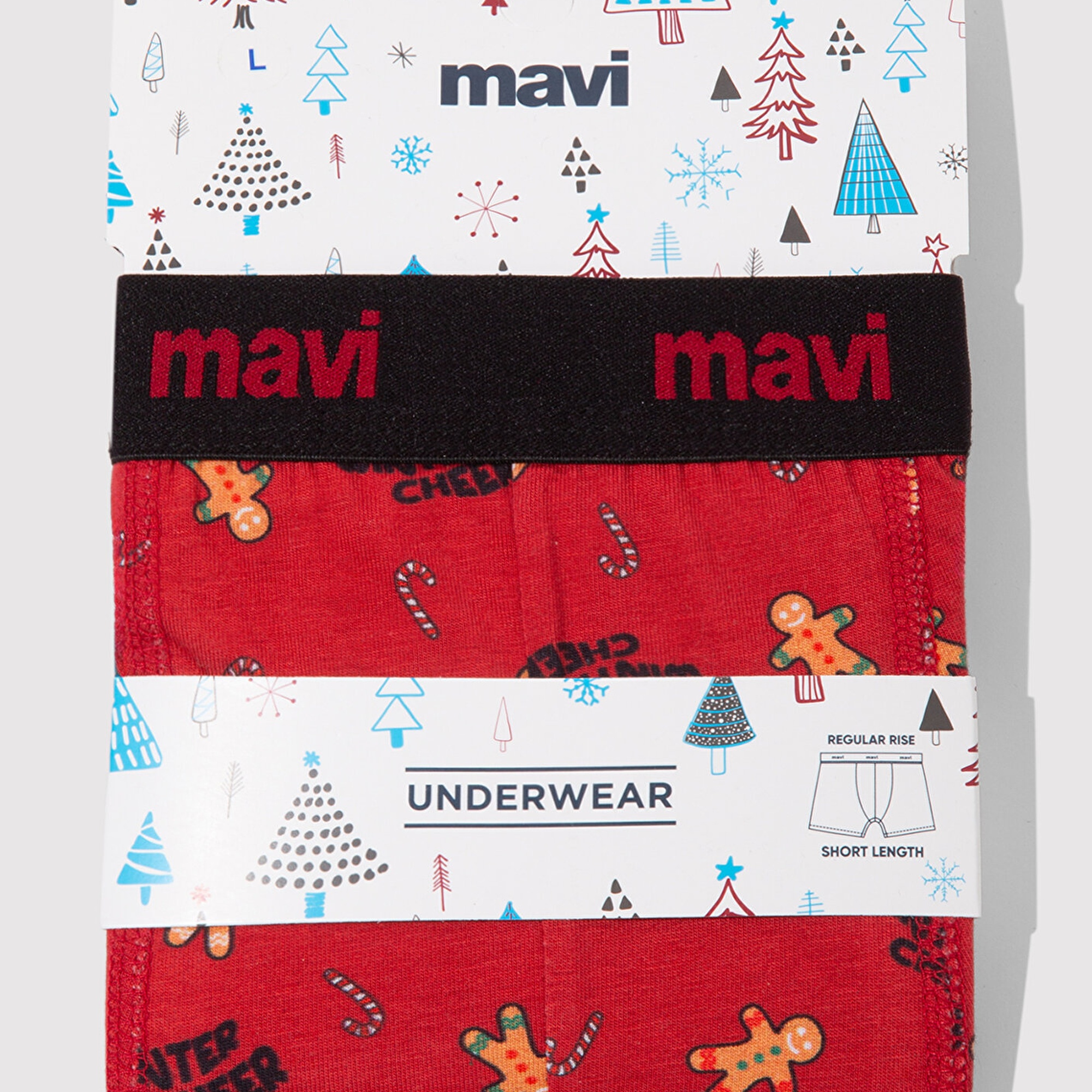 Mavi Baskılı Boxer 0912133-32421