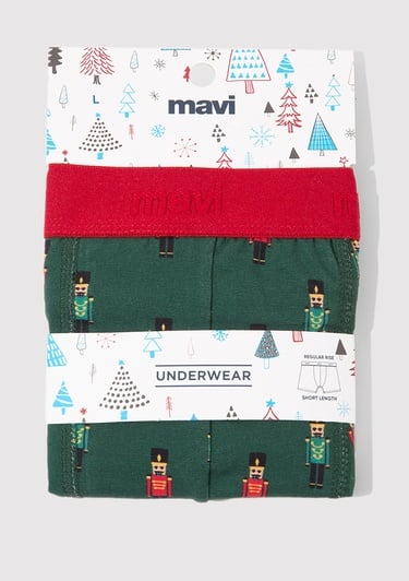  Mavi Baskılı Boxer 0912138-71871