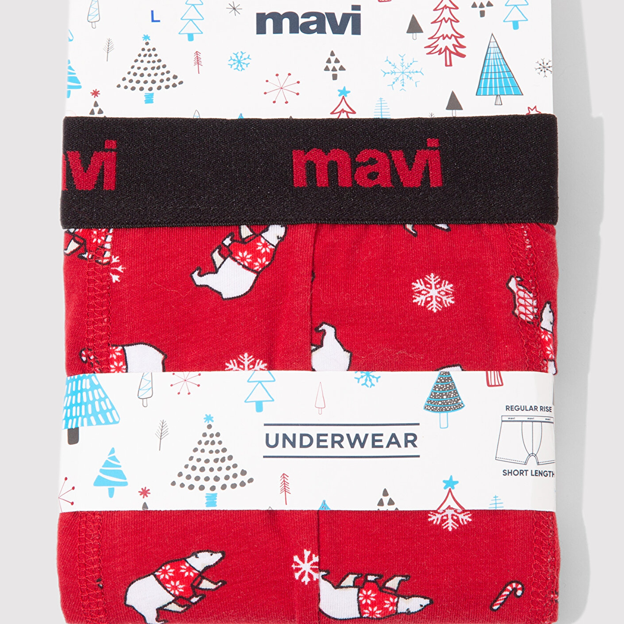 Mavi Baskılı Boxer 0912140-32421