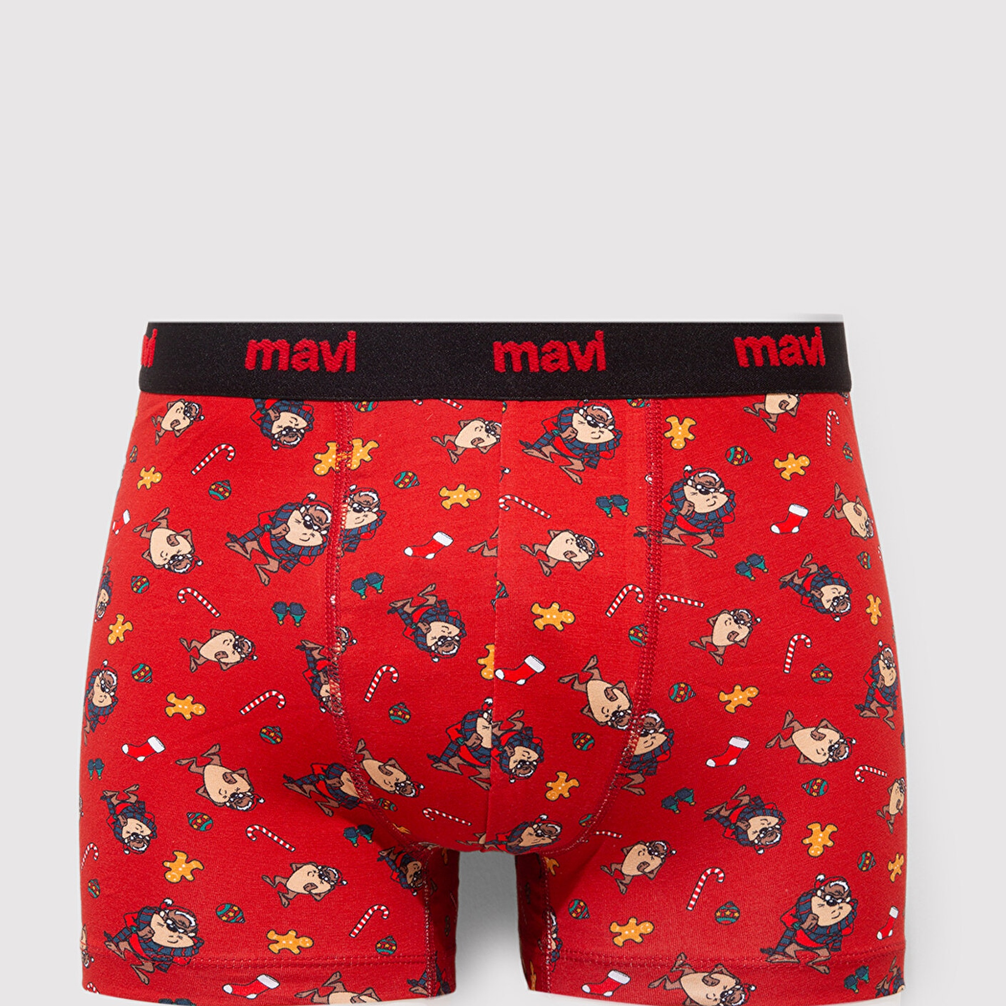 Mavi Baskılı Boxer 0912136-32421