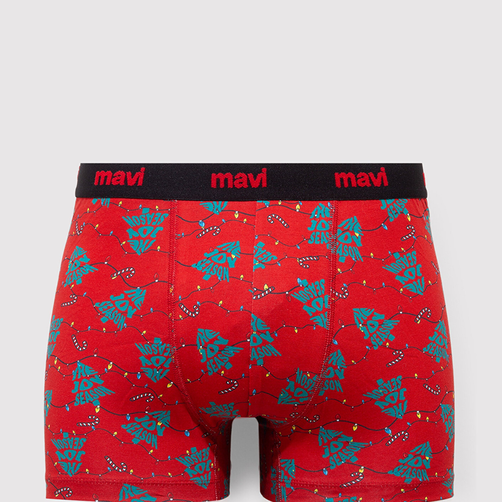 Mavi Baskılı Boxer 0912134-32421