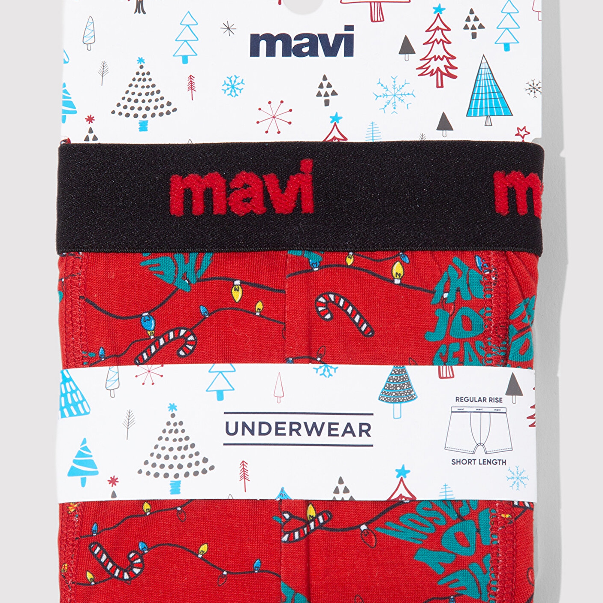 Mavi Baskılı Boxer 0912134-32421