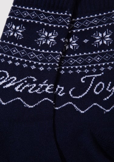  Mavi Lacivert Bot Çorabı 0912131-70500