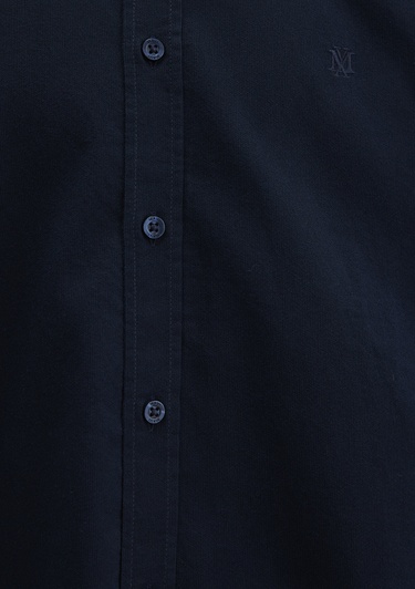  Mavi M Logo Nakışlı Lacivert Gömlek Slim Fit / Dar Kesim 0211192-70492