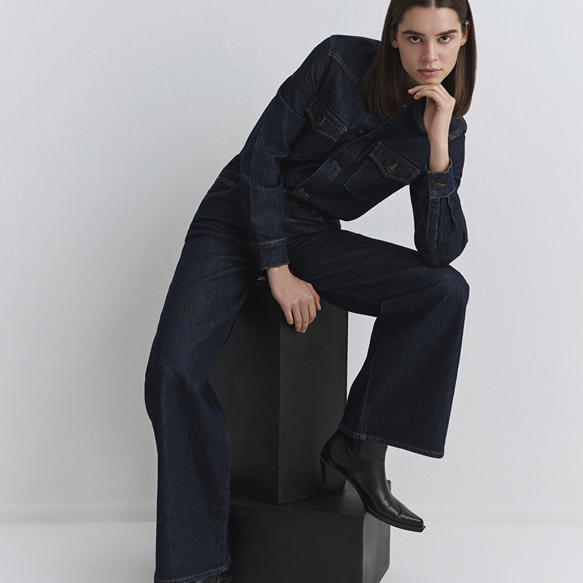 Mavi Sylvie Classic Denim Koyu Mavi Jean Tulum 1011018-91362