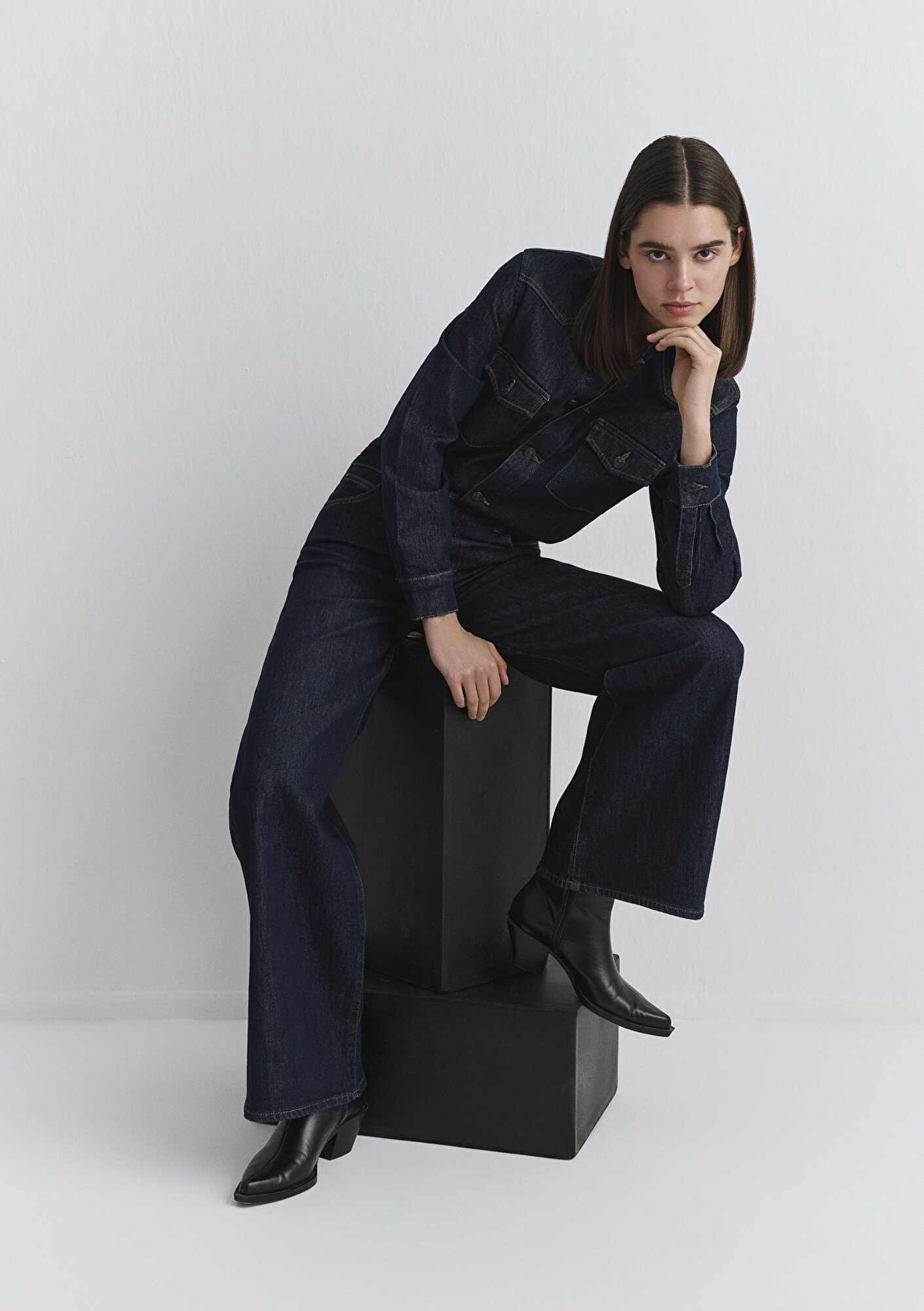  Mavi Sylvie Classic Denim Koyu Mavi Jean Tulum 1011018-91362