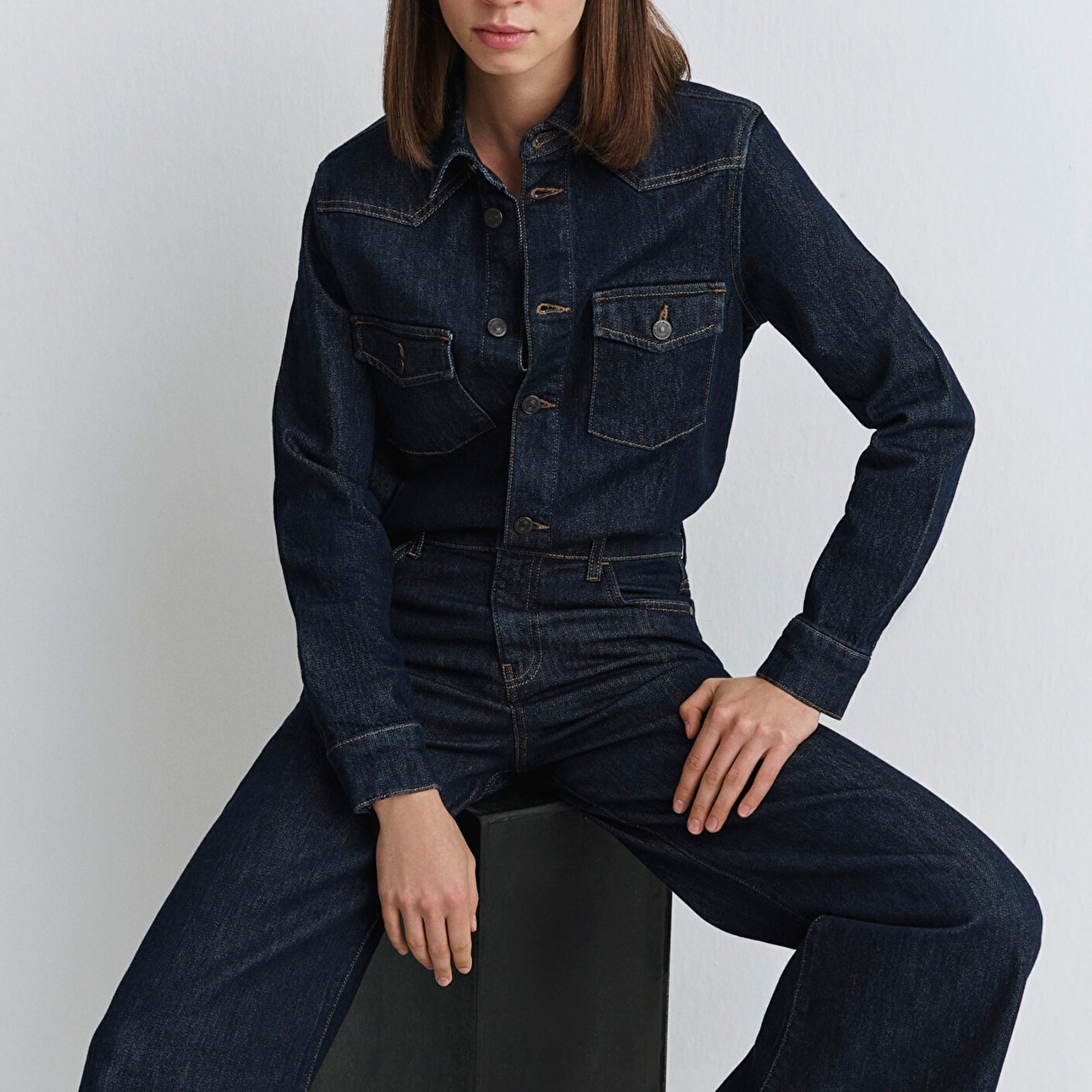Mavi Sylvie Classic Denim Koyu Mavi Jean Tulum 1011018-91362