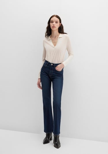  Mavi Bliss Gold Premium Puslu Koyu Mavi Jean Pantolon 101437-91261