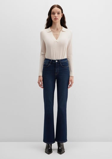  Mavi Bliss Gold Premium Puslu Koyu Mavi Jean Pantolon 101437-91261