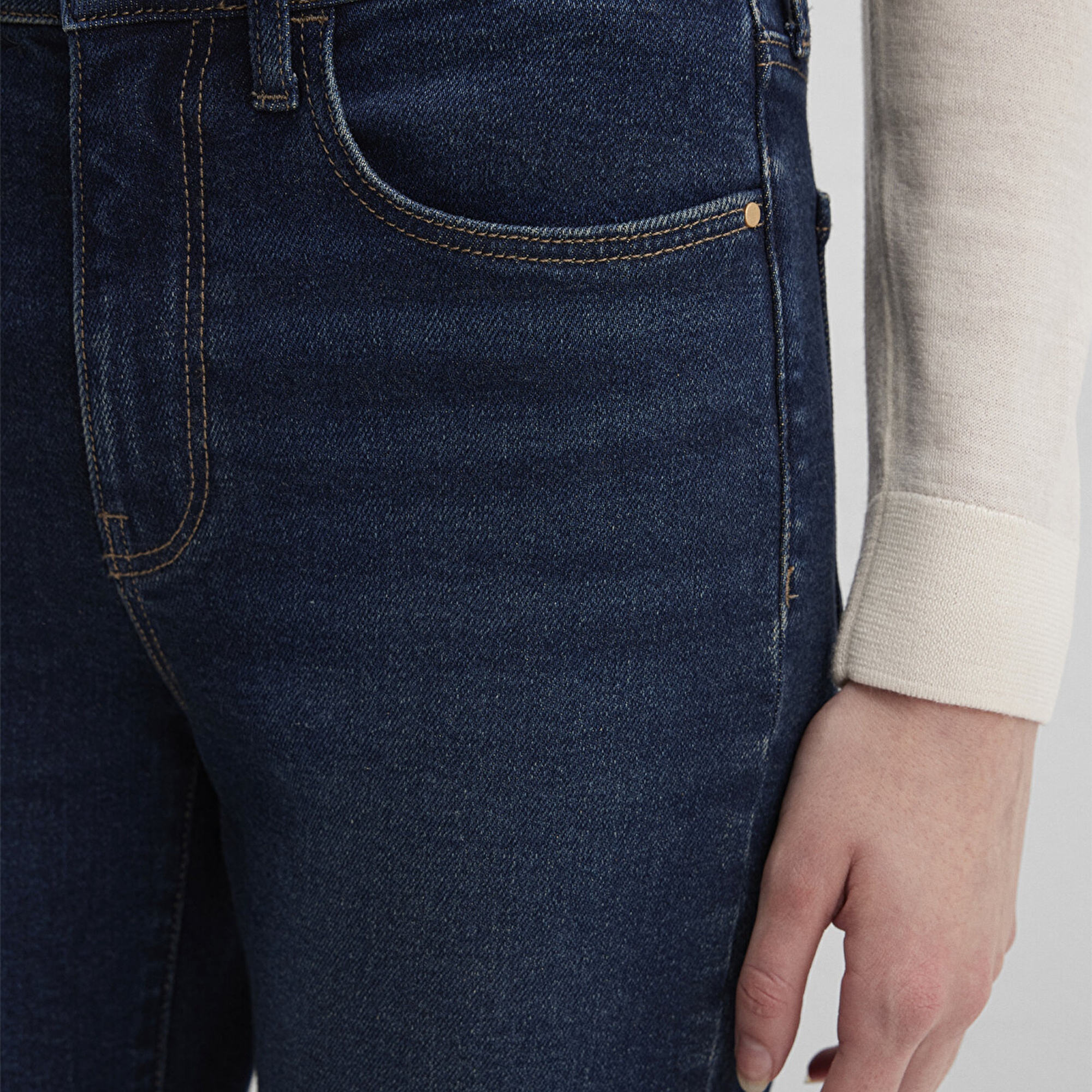 Mavi Bliss Gold Premium Puslu Koyu Mavi Jean Pantolon 101437-91261