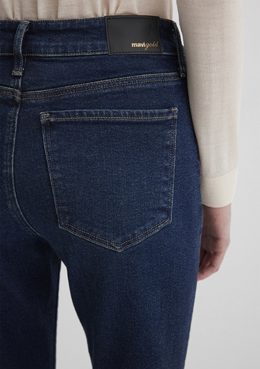  Mavi Bliss Gold Premium Puslu Koyu Mavi Jean Pantolon 101437-91261