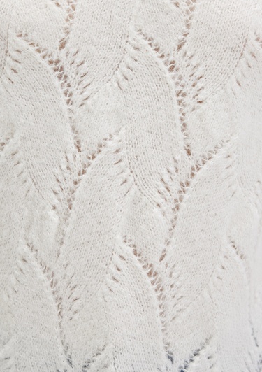  Mavi Bisiklet Yaka Ekru Kazak Regular Fit / Normal Kesim 1710799-70057