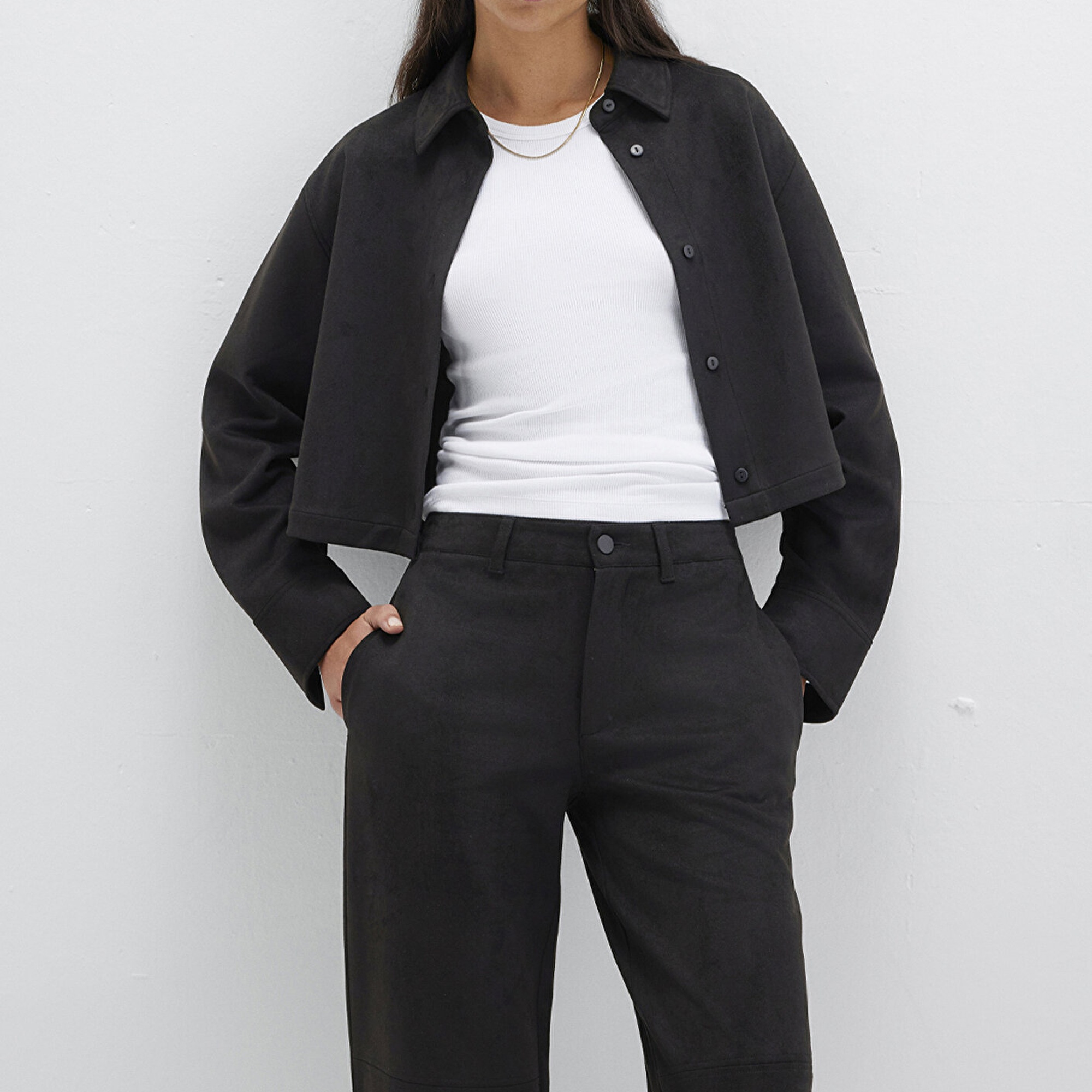 Mavi Suni Süet Siyah Gömlek Regular Fit / Normal Kesim 1211278-900